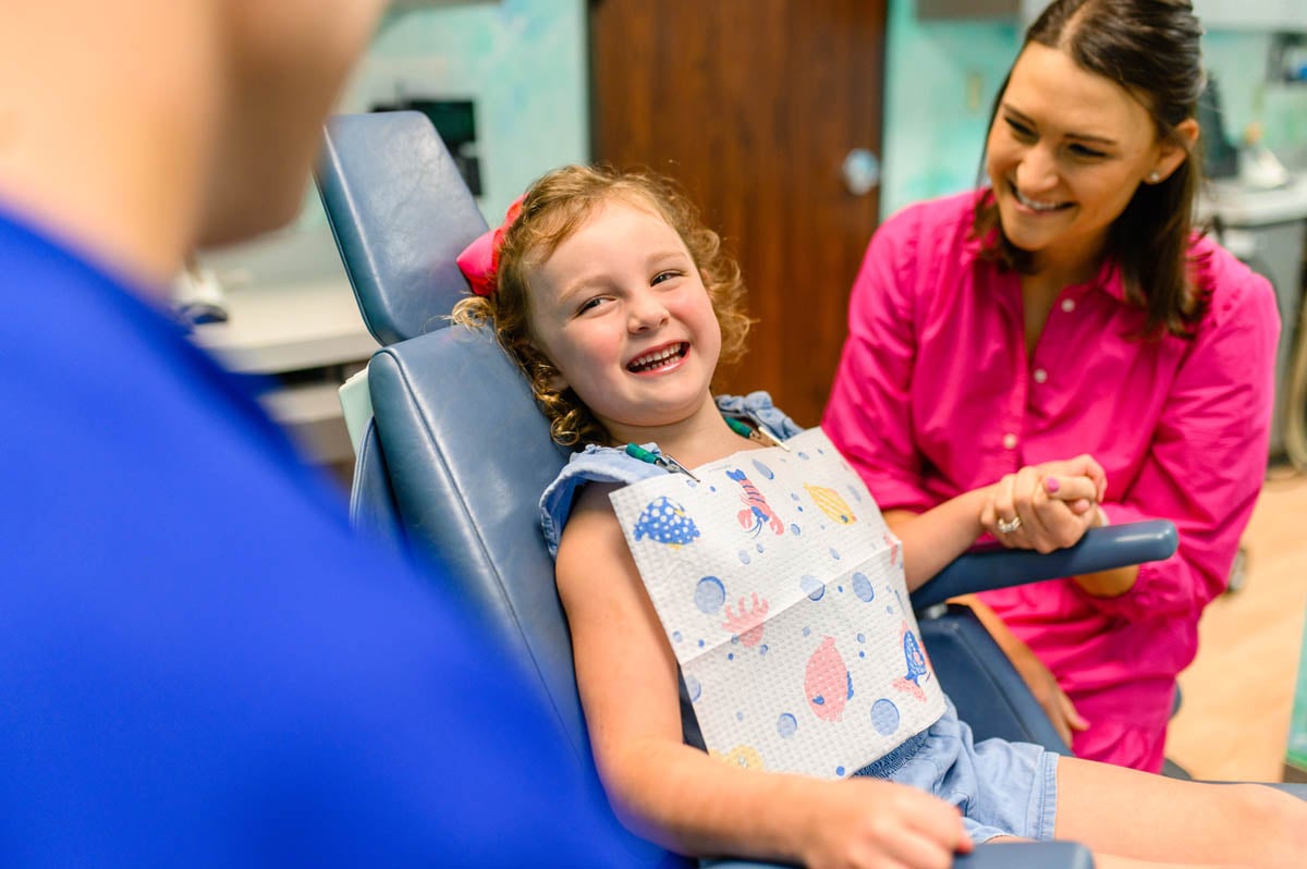 Young girl smiling at Pediatric Dentistry in Houston, TX